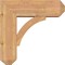 Ekena Millwork Thorton Craftsman Smooth Bracket w/ Offset Brace, Western Red Cedar, 7 1/2"W x 22"D x 22"H BKT0806X22X22THR04SWR - alternate 2